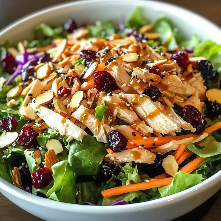 Asian Chicken Cranberry Salad