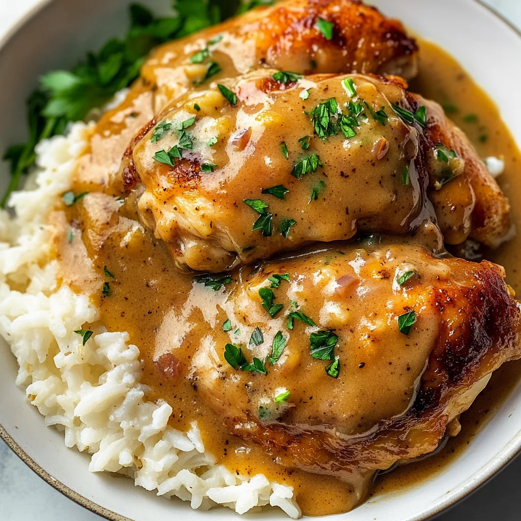 Best Smothered Chicken and Rice