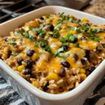 Cheesy Black Beans and Rice