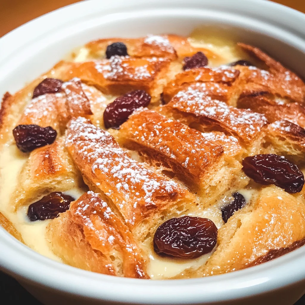 Croissant Bread Pudding Recipe