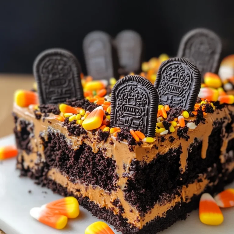 Halloween Graveyard Cake Recipe