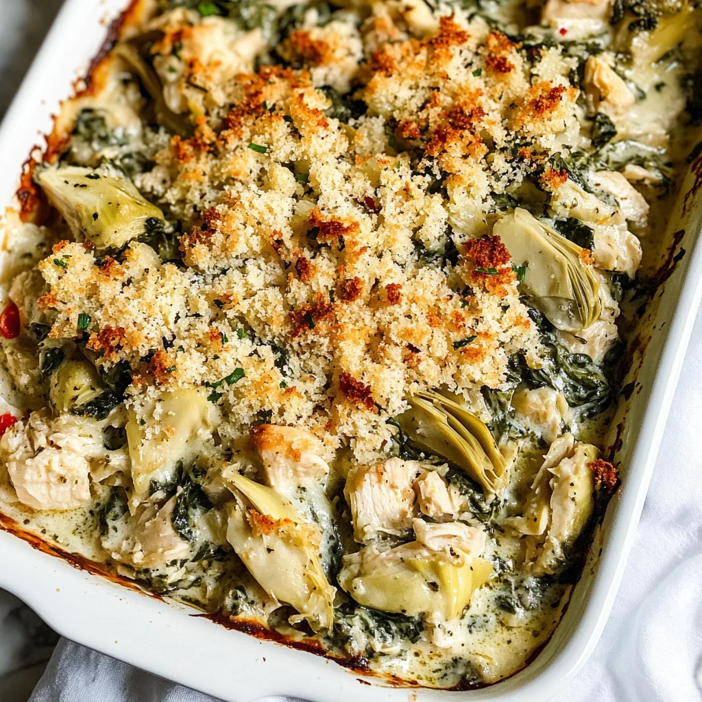 High-Protein Spinach and Artichoke Chicken Casserole: An Incredible Ultimate Meal