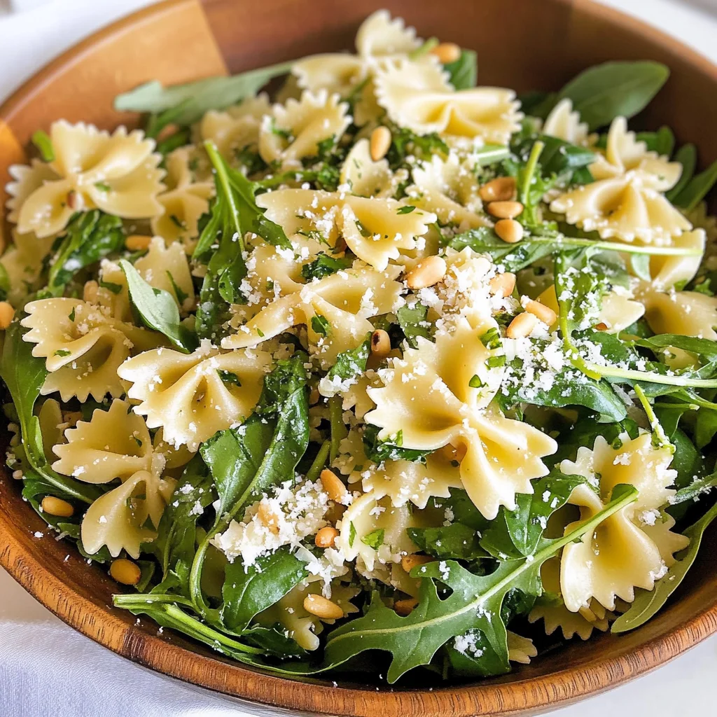 Lemon Basil Parmesan Pasta Salad