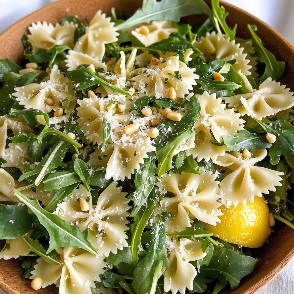 Lemon Basil Parmesan Pasta Salad