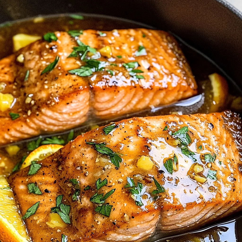 Orange Glazed Salmon