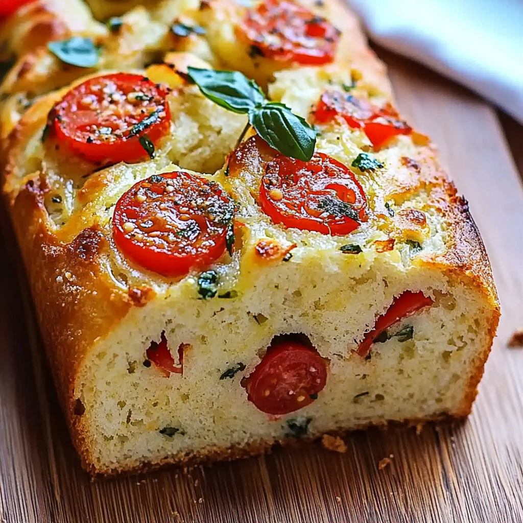 Savory Caprese Bread : A Fresh Italian Bread