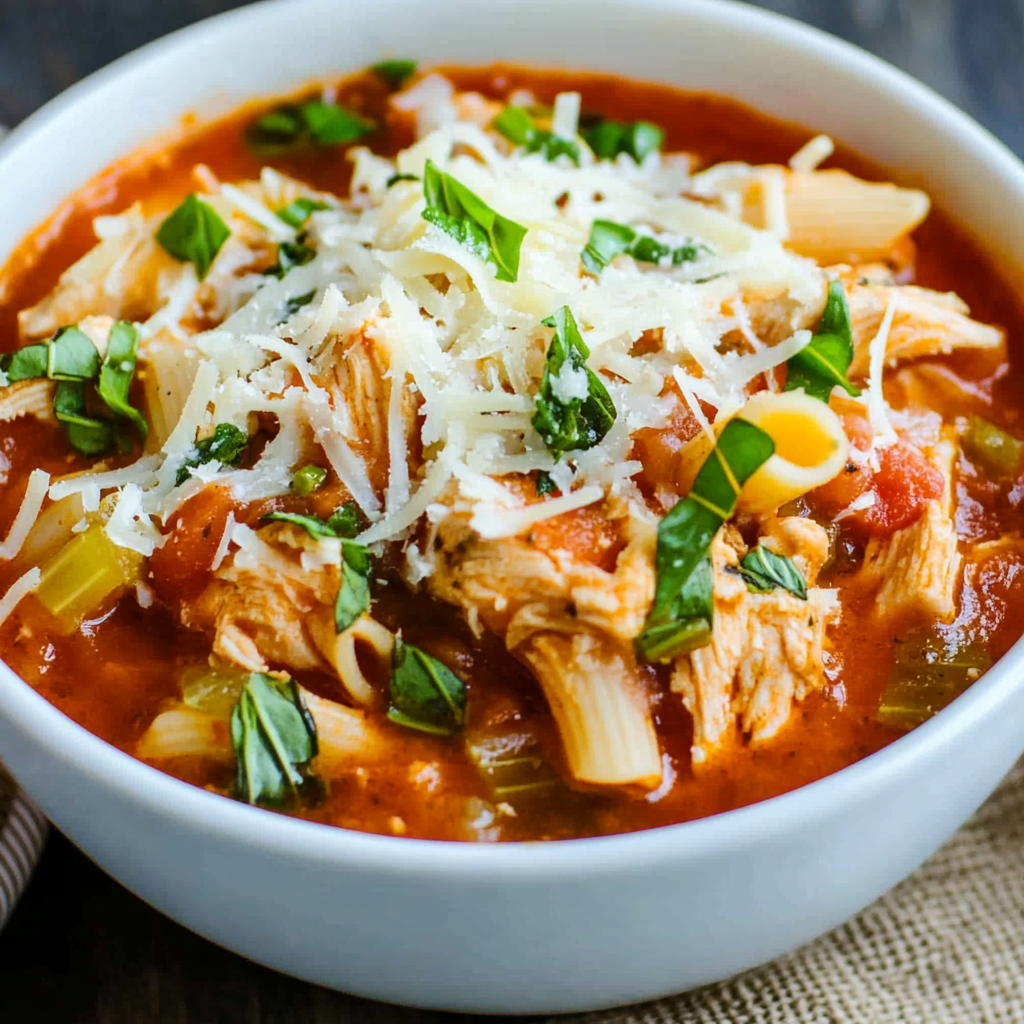 Chicken Parmesan Soup