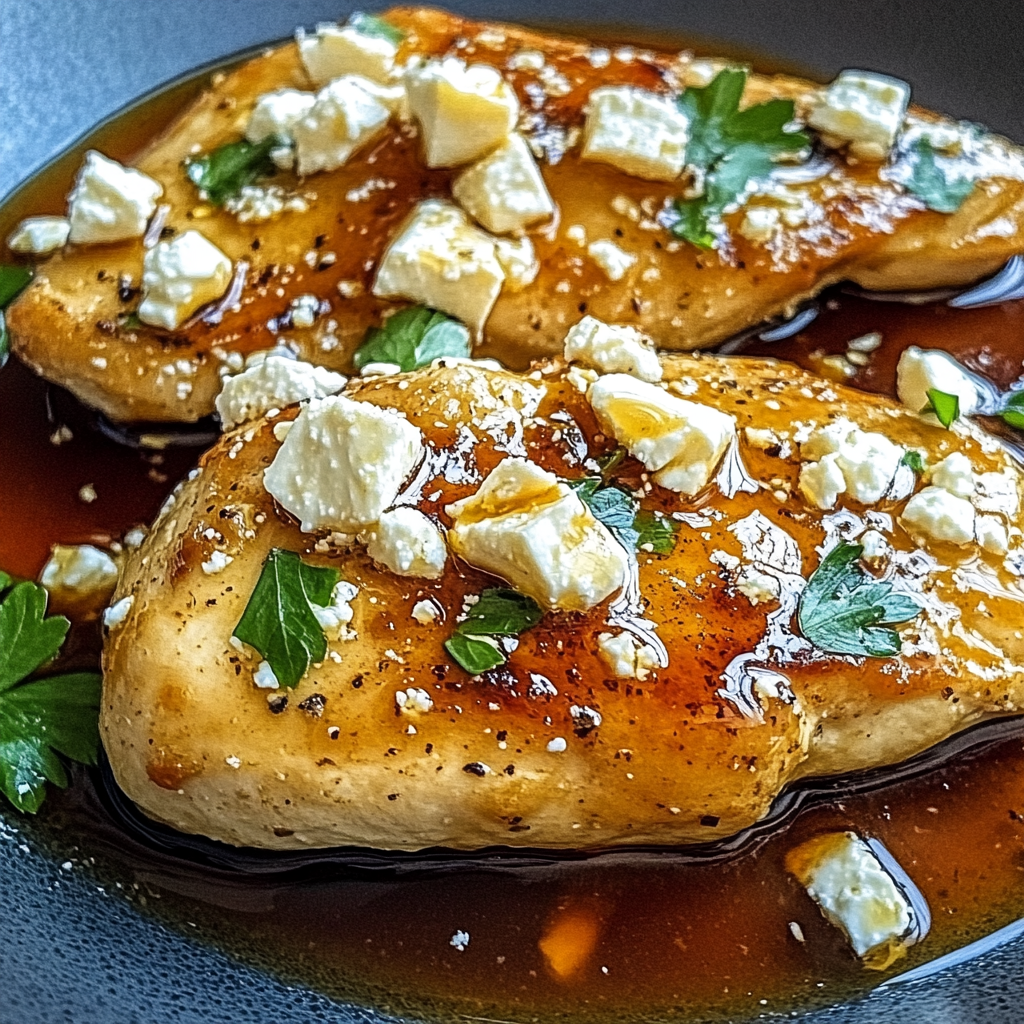 Hot Honey Feta Chicken Dish: A Deliciously Spicy and Savory Recipe