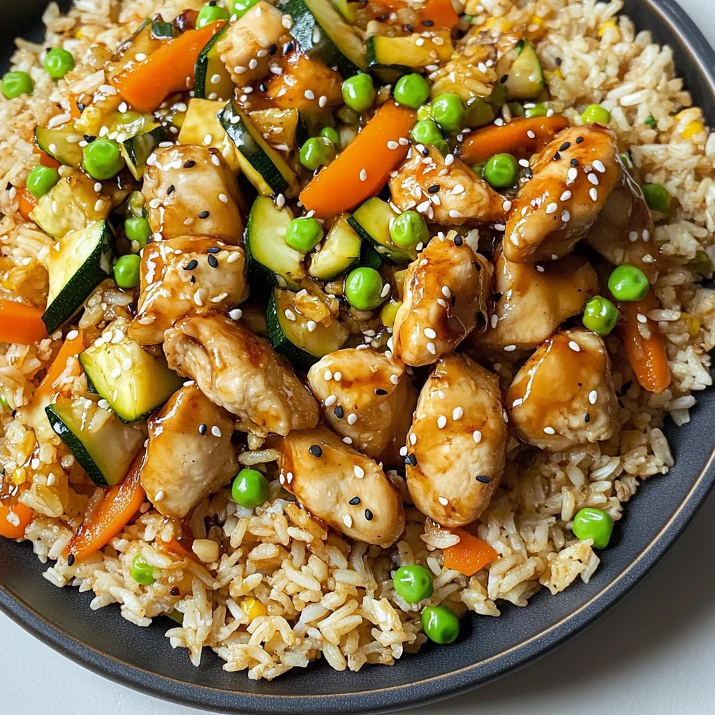 25-Minute Teriyaki Chicken Fried Rice Recipe