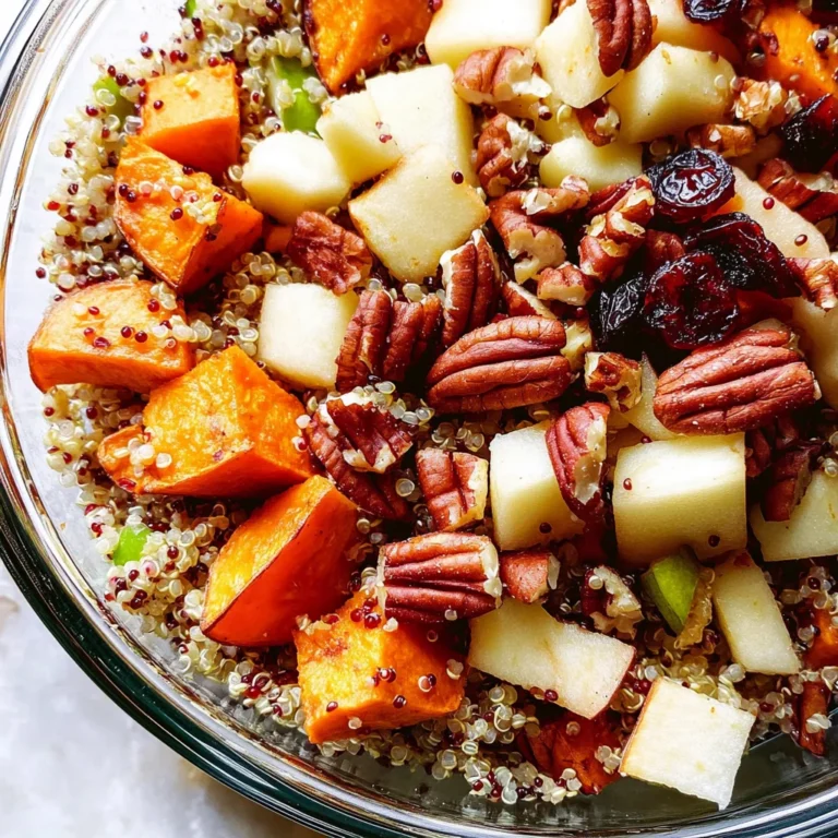 Apple Sweet Potato Quinoa Salad
