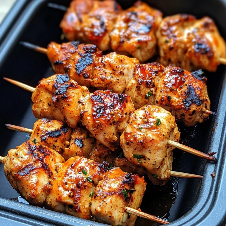 Bang Bang Chicken Skewers