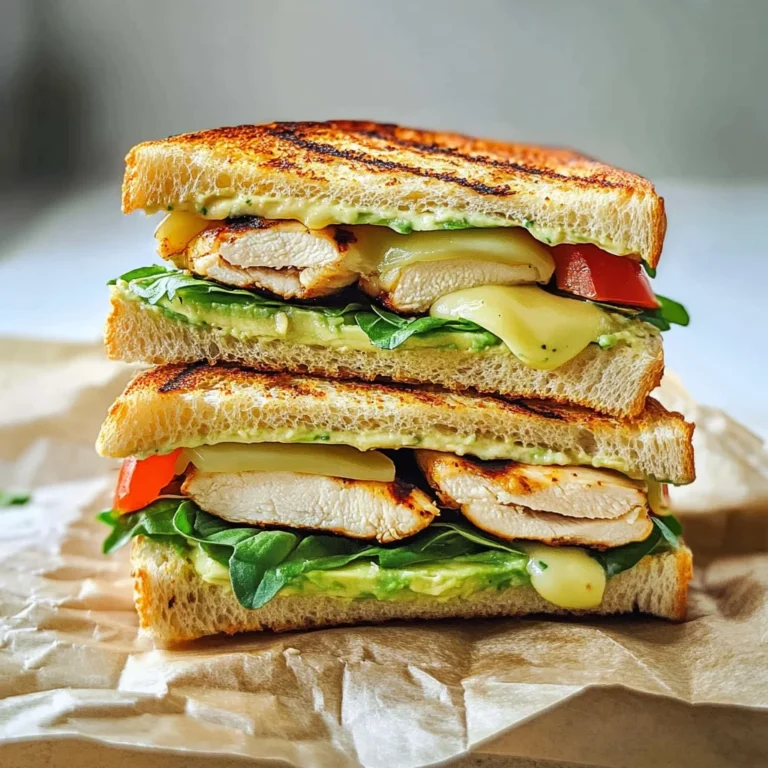 Chicken Avocado Melt Sandwich