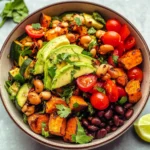 Chili Lime Roasted Veggie Bowls