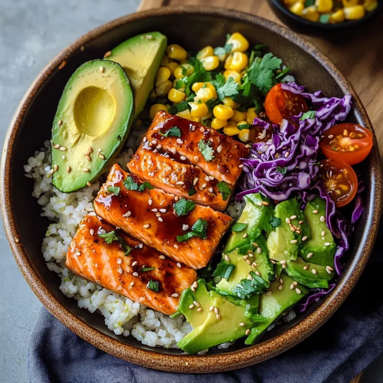Chili Lime Salmon Bowls