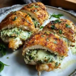 Cream Cheese and Herb Stuffed Chicken