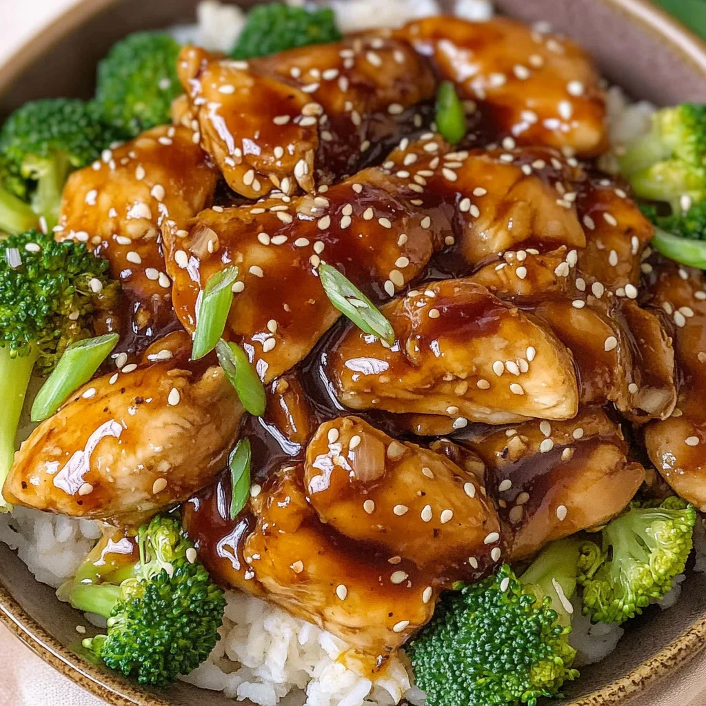 Crockpot Teriyaki Chicken