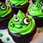 Halloween Slime Cupcakes