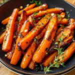 Honey Balsamic Roasted Carrots