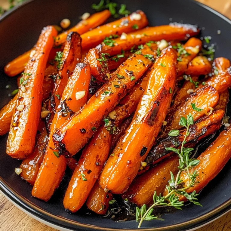 Honey Balsamic Roasted Carrots