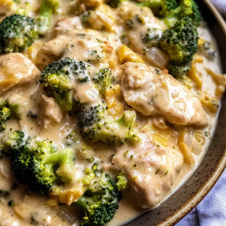 Irresistible Crockpot Creamy Broccoli Cheddar Chicken Delight