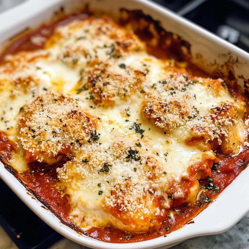 Keto Chicken Parmesan Casserole