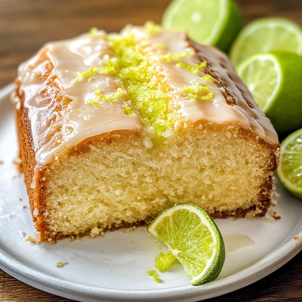 Key Lime Pound Cake Recipe