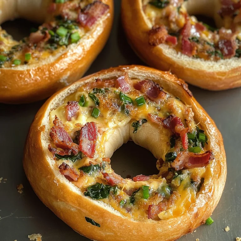 Quiche Stuffed Bagels