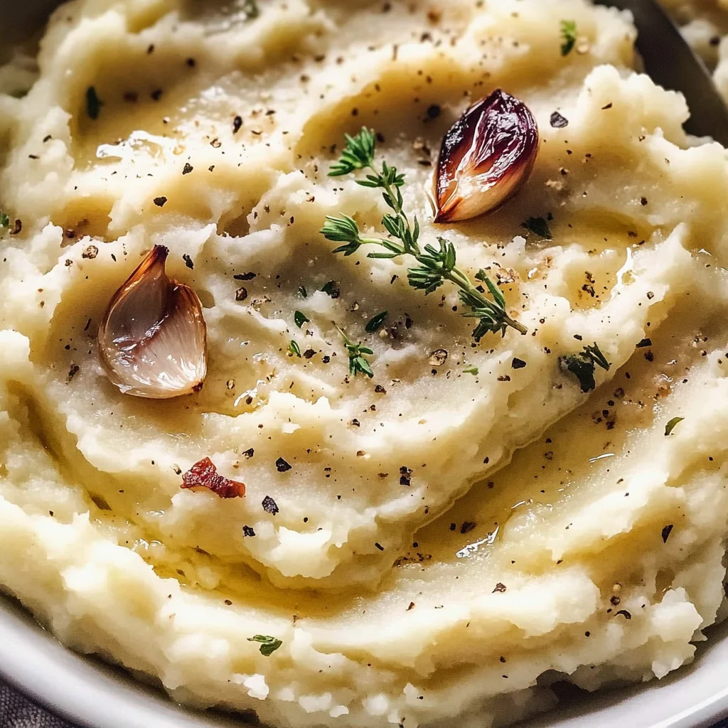 Roasted Garlic Mashed Potatoes
