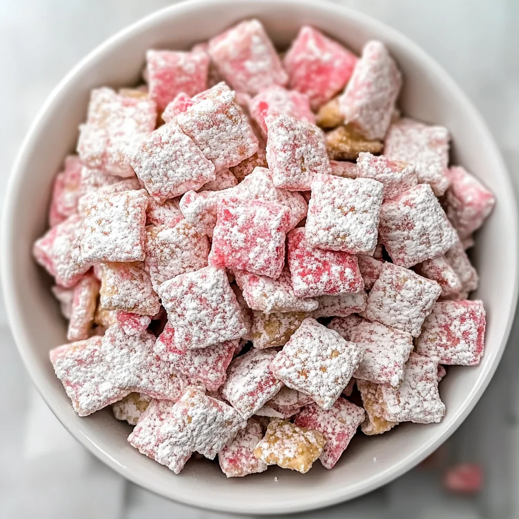 Strawberry Shortcake Puppy Chow