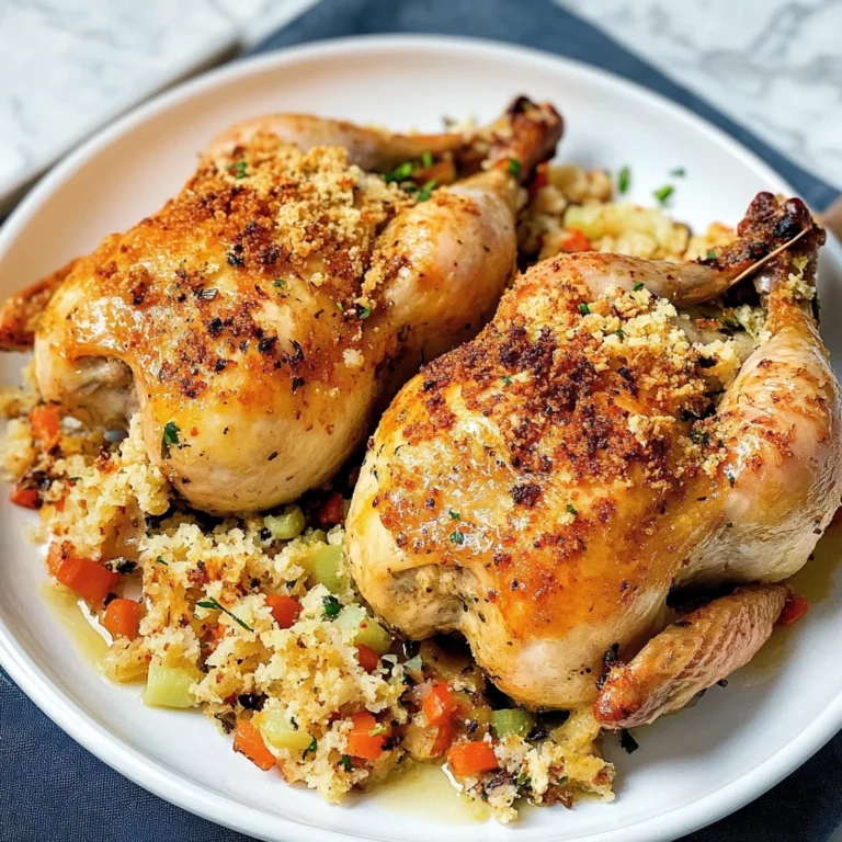Stuffed Cornish Game Hens