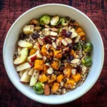 Wild Rice Harvest Bowls with Fig Balsamic Vinaigrette