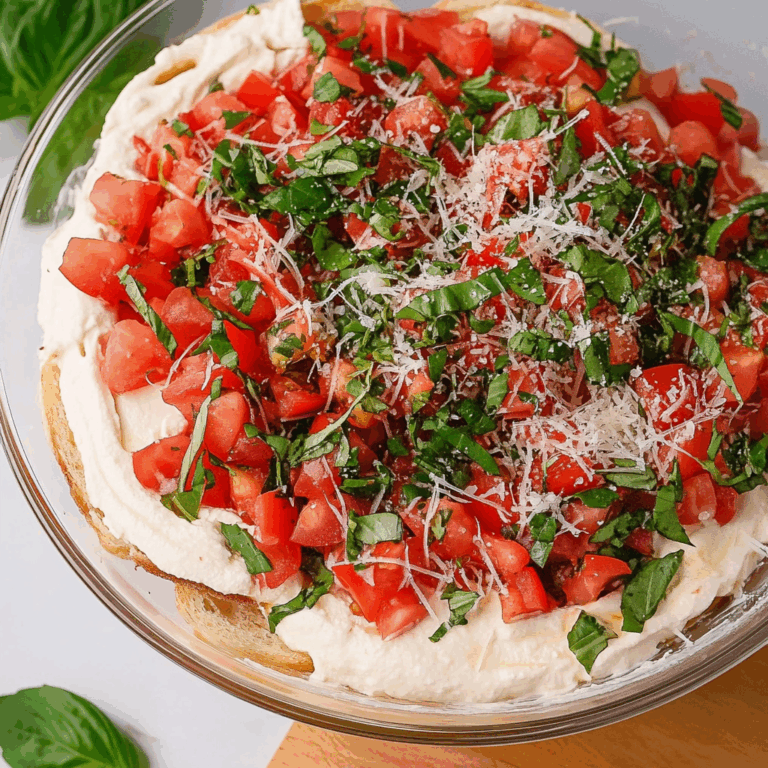 Bruschetta Dip: A Vibrant and Flavorful Appetizer to Delight Your Guests