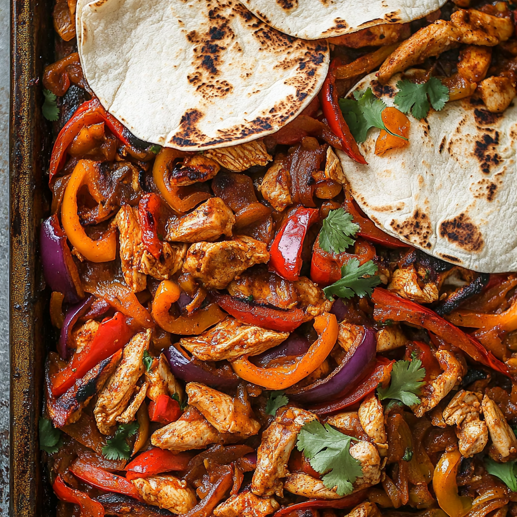 Sheet Pan Chicken Fajitas