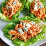 Buffalo Chicken Lettuce Wraps
