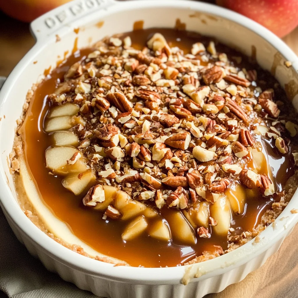 Caramel apple cheesecake dip recipe