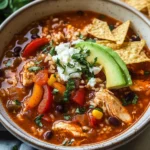 Chicken Tomato Rice Soup