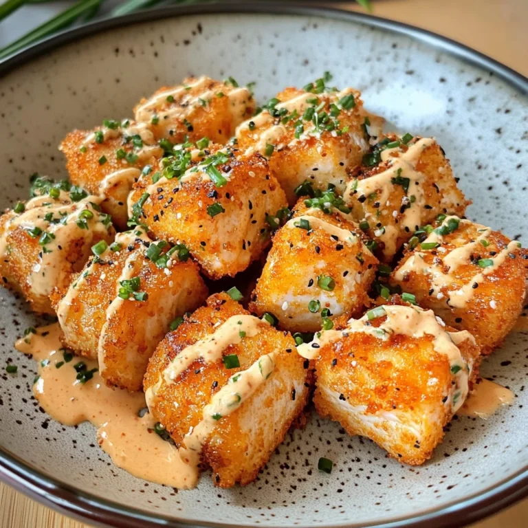Crispy Bang Bang Salmon Bites