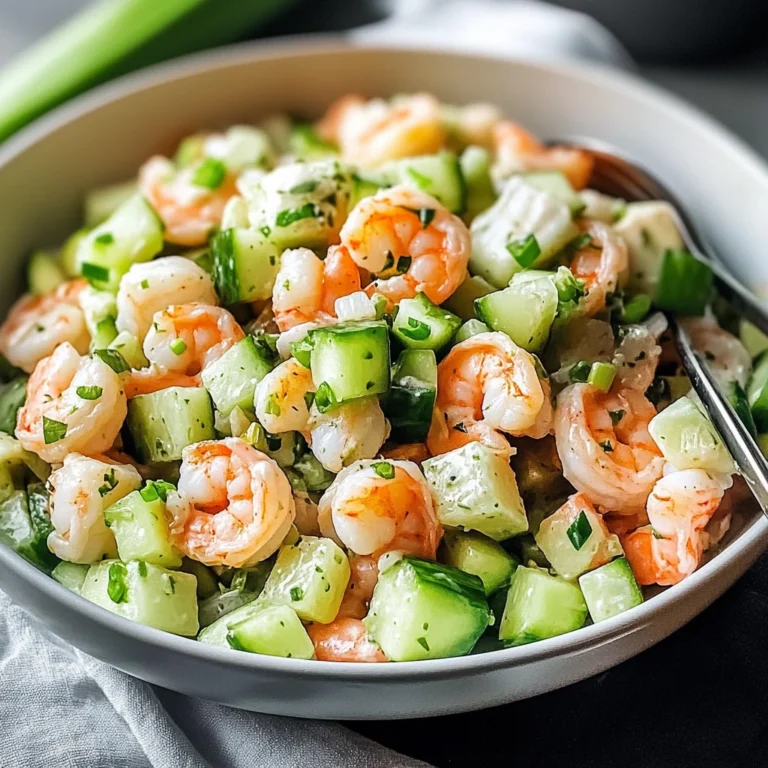 Cucumber Shrimp Salad