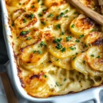 Dad’s Creamy & Cheesy Au Gratin Potatoes