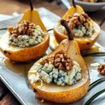 Elegant Blue Cheese Stuffed Pears