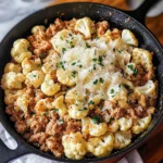 Garlic Butter Ground Turkey with Cauliflower Skillet