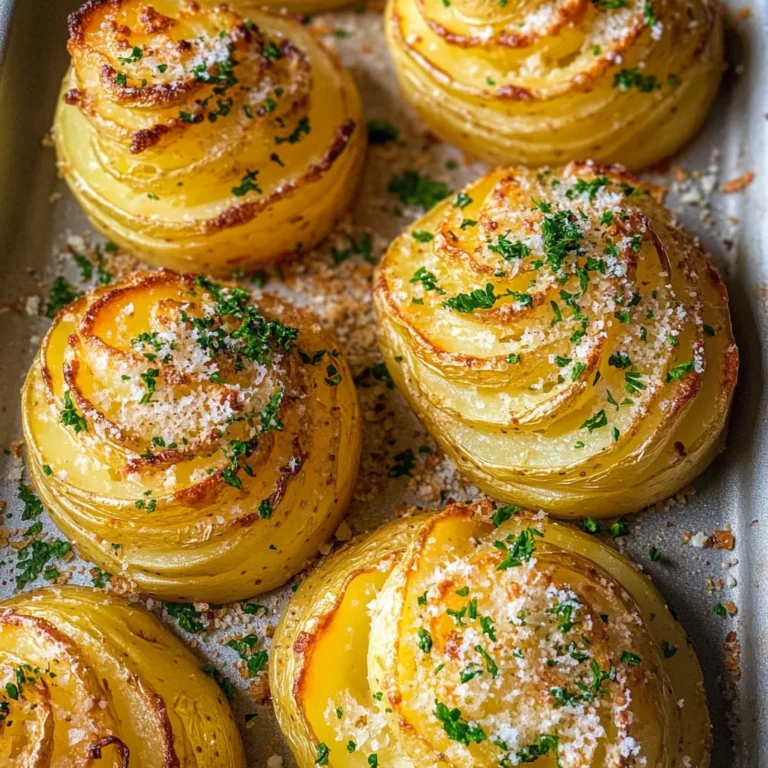 Garlic Parmesan Duchess Potatoes