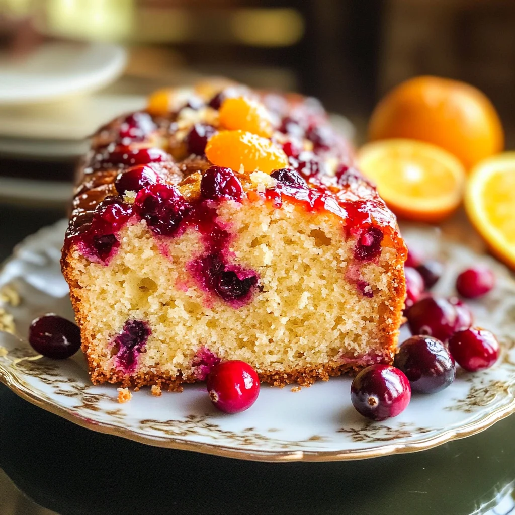 Glazed Cranberry Orange Loaf
