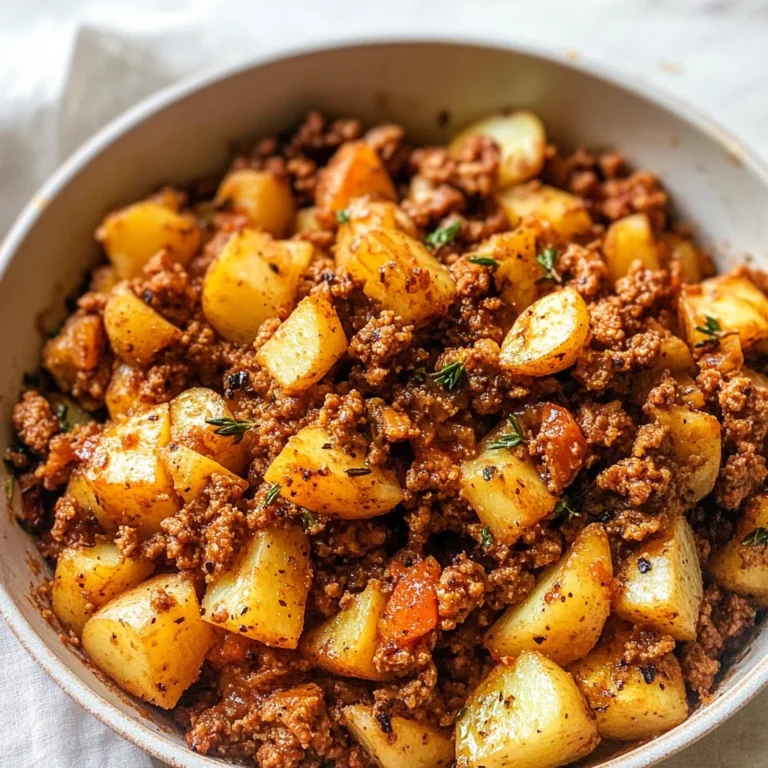 Ground turkey with potatoes
