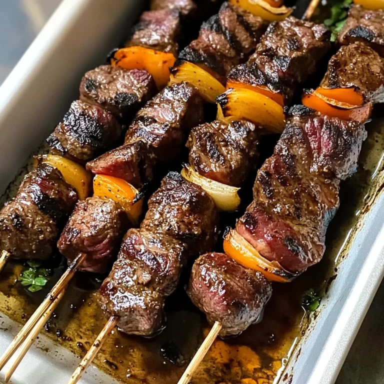 Healthy Skirt Steak Kabobs