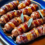 Irresistibly Sticky meat in Blankets: A Must-Have Christmas Party Treat