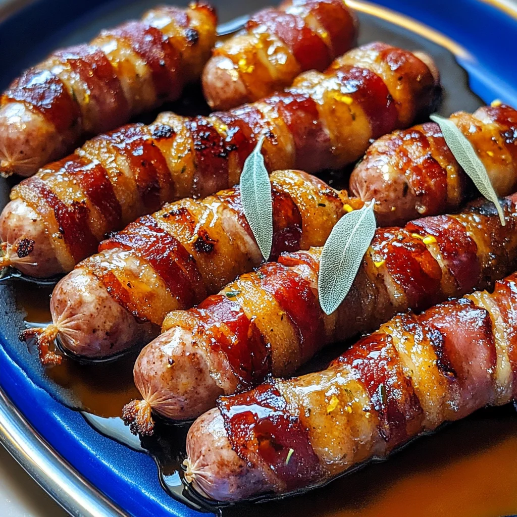 Irresistibly Sticky meat in Blankets: A Must-Have Christmas Party Treat