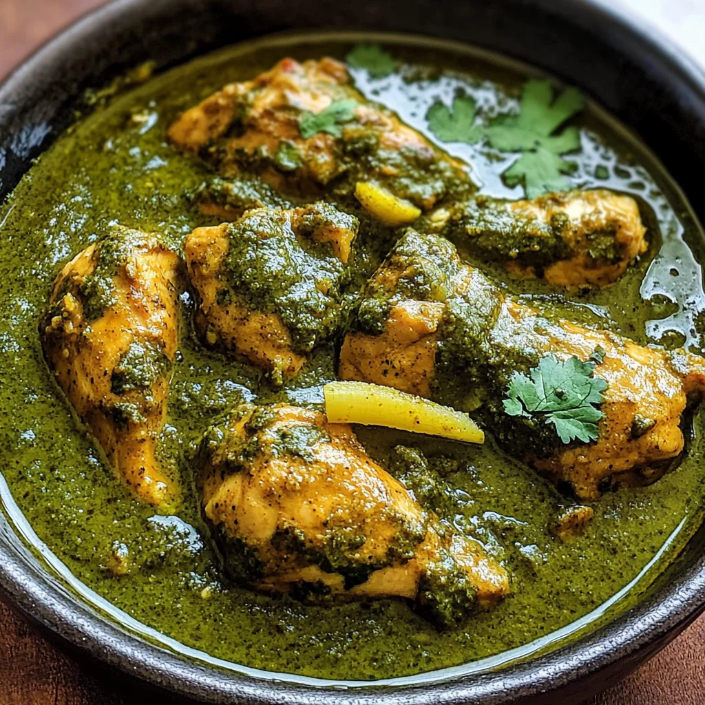Palak Chicken Recipe