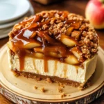 Salted Caramel Apple Pie Cheesecake