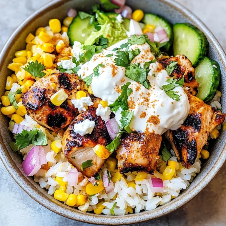 Tasty Street Corn Chicken Bowl